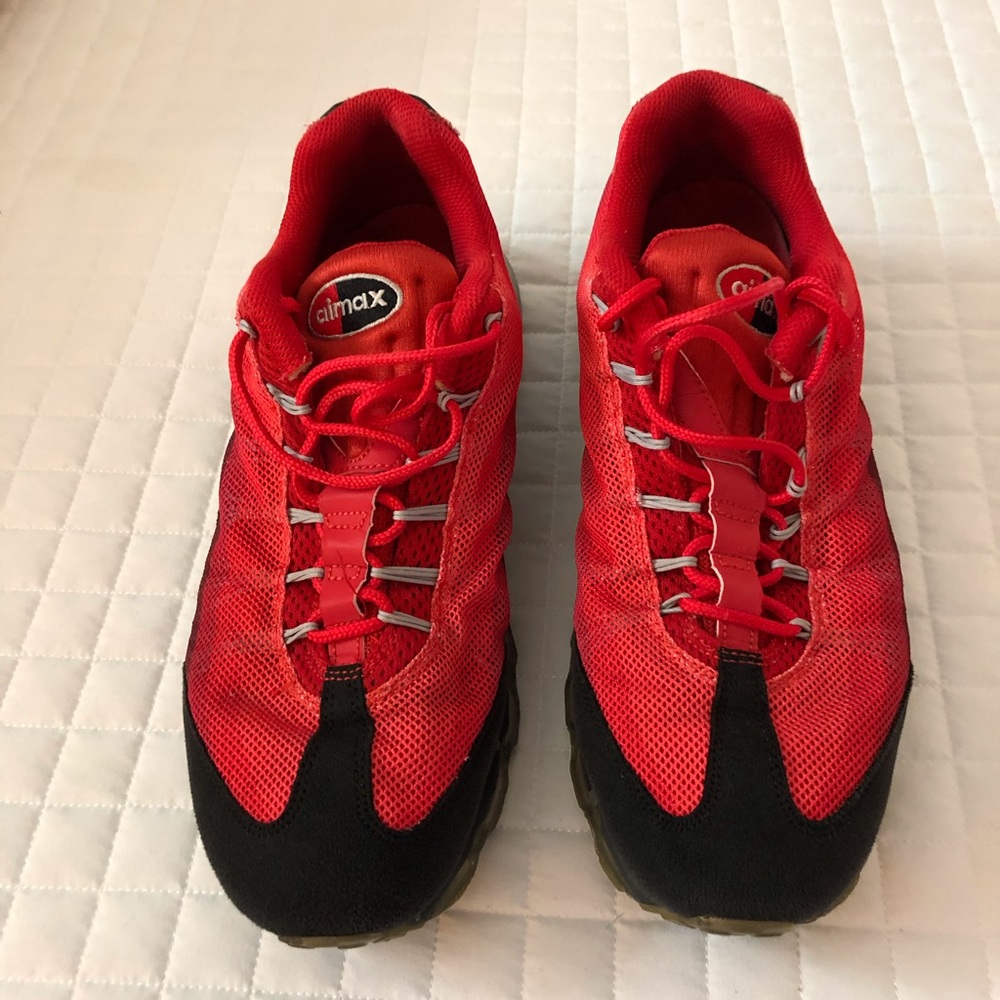 Nike air athletic shoes.